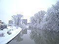 Tundzha River between the city stadium and the city park