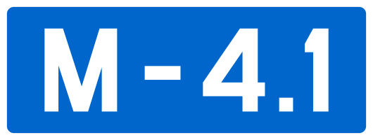 File:Wegschild Montenegro M-4-1.svg