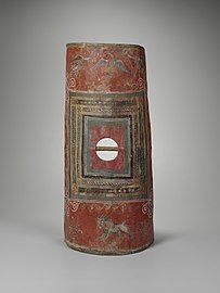 Roman guilloché on a shield, mid 3rd century, painted wood and hide, Yale University Art Gallery, New Haven, Connecticut, US[19]