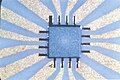 Figure 11. Compliant bonded beam leaded silicon integrated circuit