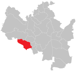 Location of Brno-Bosonohy in Brno