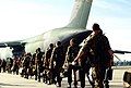 Image 1Australian engineers board the United States C-5 Galaxy aircraft which will transport them to Namibia (from History of the Australian Army)