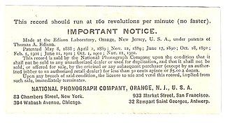 Back side of 1903 record slip