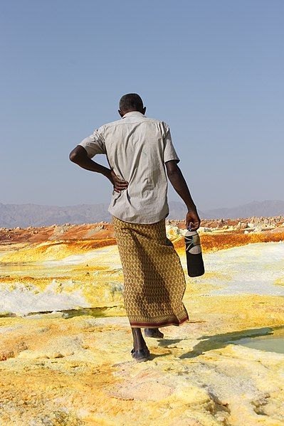 File:Ethiopia Dallol GuideStanding.JPG