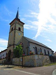 The church in Guerstling