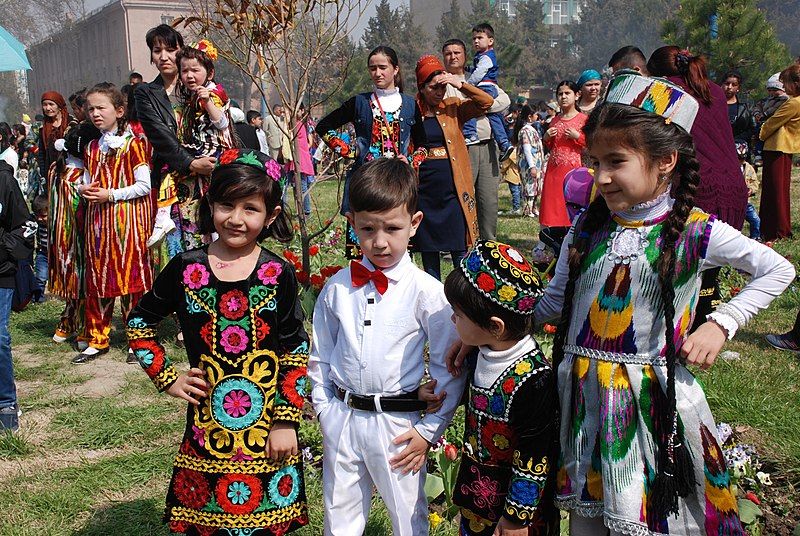 File:Happy Tajik children.jpg