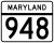 Maryland Route 948 marker