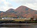 The double peaks of Mount Nijō