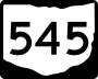 State Route 545 marker