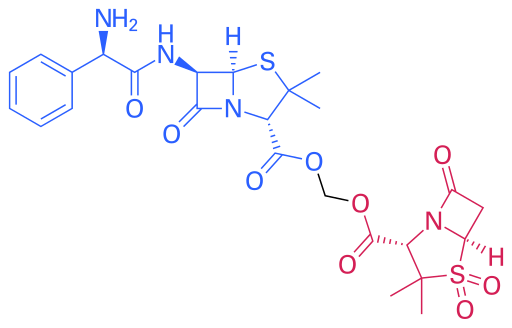 File:Sultamicillin schematic.svg