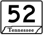 State Route 52 marker