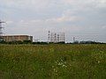 Looking north from Tottenham Marshes towards Edmonton