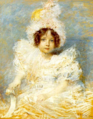 Mademoiselle Sybille Achard de Bonvouloir, Pastel, 1900