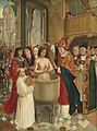 Baptism of Clovis, Washington, set in the Sainte-Chapelle, Paris[7]