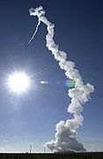 Delta II leaving Vandenberg, December 2006