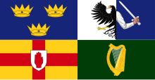 The four provinces flag of Ireland.