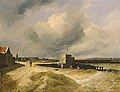 View of Irishtown from Sandymount, 1823, Oil on canvas, 14 x 18 in, 35.5 x 45.7 cm.