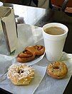 Coffee and doughnuts