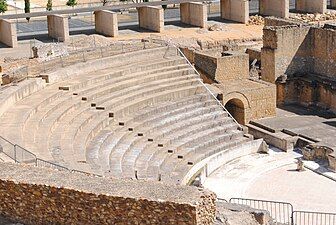 Detail of Roman Theater seating