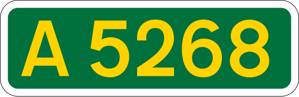 File:UK road A5268.svg