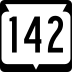 State Trunk Highway 142 marker