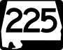 State Route 225 marker