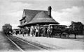 The old Coaticook station, located on the Grand Trunk railway.