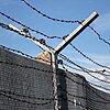 Section of the signal fence of the former inner German border