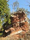 The Handschuhkopf with its inclined sandstone rocks