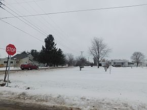 A snowed-over Ijamsville in December 2016.