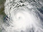 Hurricane Ike over the Gulf of Mexico