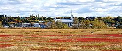 L'Isle-Verte as seen from the Saint-Lawrence River