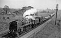 A down car train north of Kings Sutton in 1963.