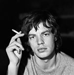 Mick Jagger in 1965 during the The Rolling Stones's visit to Finland.