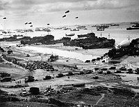 It may be grainy and poorly-framed, yet this image of the Normandy landing is unique, encyclopedic and powerful (Promoted April 2007)