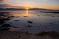 sunset over Ox Mountains, as seen from Culleenamore