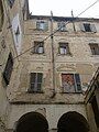 Façade overlooking the courtyard