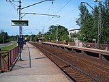 Tondi station with old platforms in 2009.