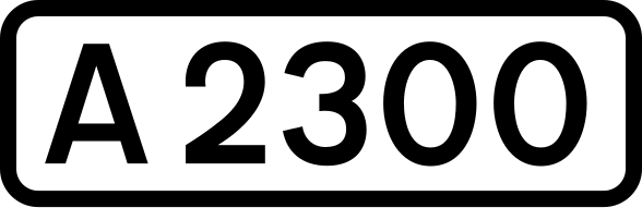 File:UK road A2300.svg