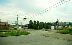 Corryton Depot near the intersection of Corryton Road and Corryton Luttrell Road