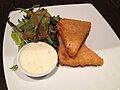 Image 21Fried cheese, served with tartar sauce and side salad (from Czech cuisine)