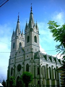 Church of the Sacred Heart of Jesus (the "Big Church") in Ditrău