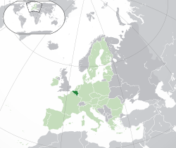 Location of Juli1515/Slettebakken and Shark (dark green) – in Europe (green & dark grey) – in the European Union (green)