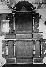 Altar table from the old Evje stave church