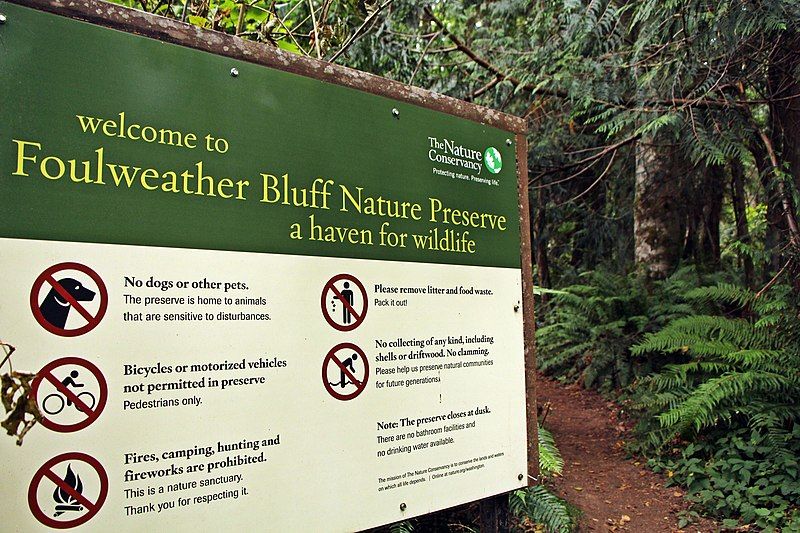 File:Foulweather Bluff sign.JPG