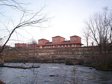 Former rail depot for the Atlantic and Great Western Railroad, 2006