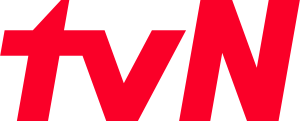 An image of tvN's red logo.