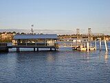 Meadowbank wharf and Ryde Bridge