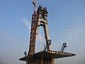 New Taipei Bridge under construction in 2009.