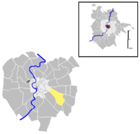 Position of the quartiere within the city of Rome